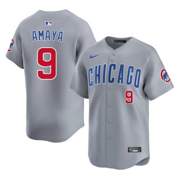 202620Miguel20Amaya20cubs20baseball20jersey20gray.jpg