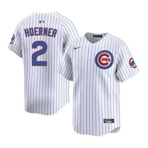 #2 White Nico Hoerner Stitched CHC Chicago Mens Jerseys - Image 1