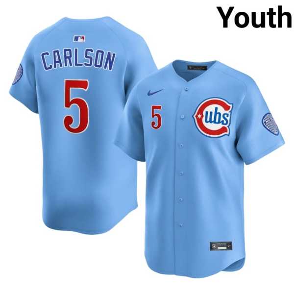 Youth20202620Dylan20Carlson20cubs20baseball20jersey20blue.jpg