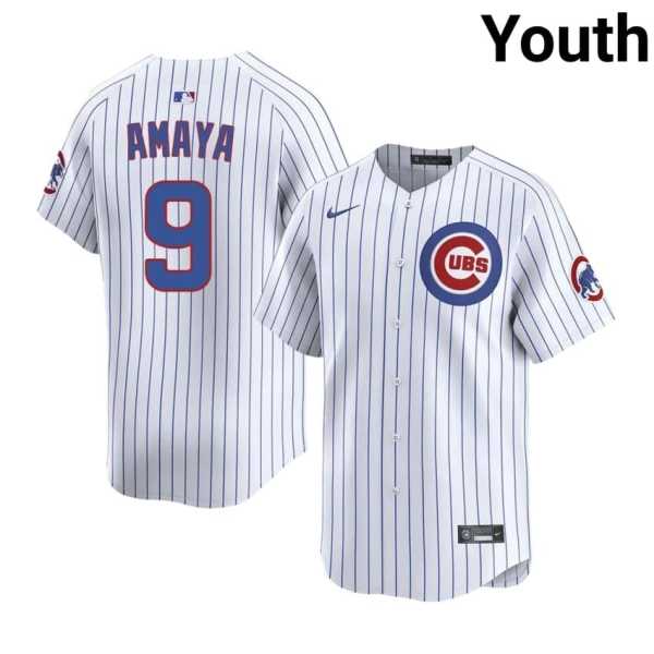 Youth20202620Miguel20Amaya20cubs20baseball20jersey20white.jpg